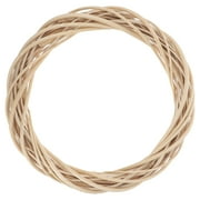 Grapevine Wreath Grapevine Wreath Vine Branch Wreath Decorative Wooden Twig for Craft Decor Door House(Dia 30cm Burlywood)